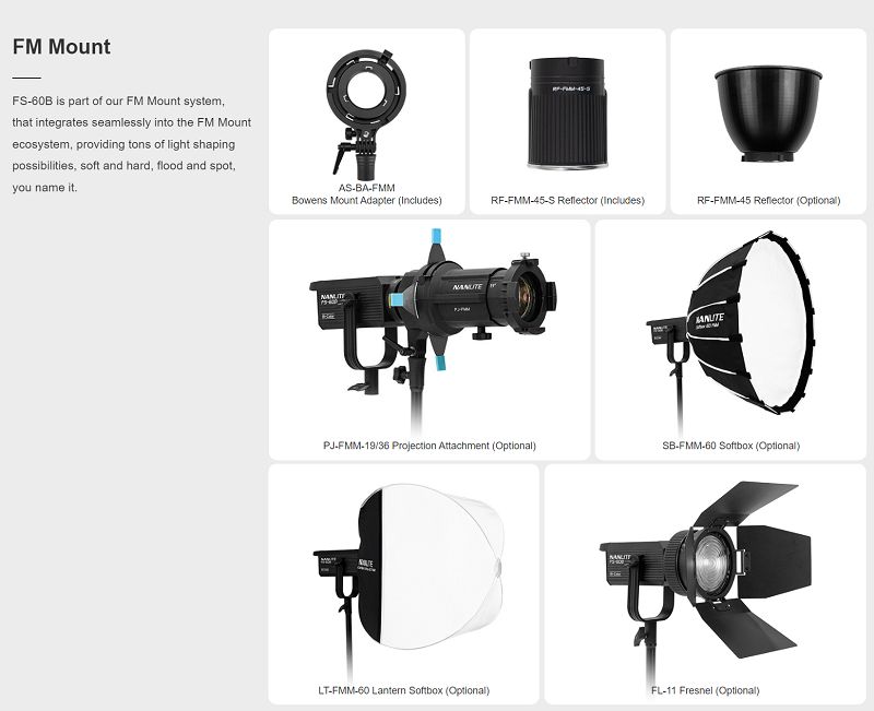 Đèn LED Nanlite FS 60B