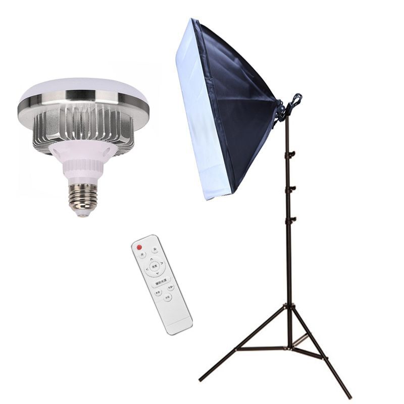 Bộ đèn softbox LED 85W, chuyển màu trắng / vàng - Có remote