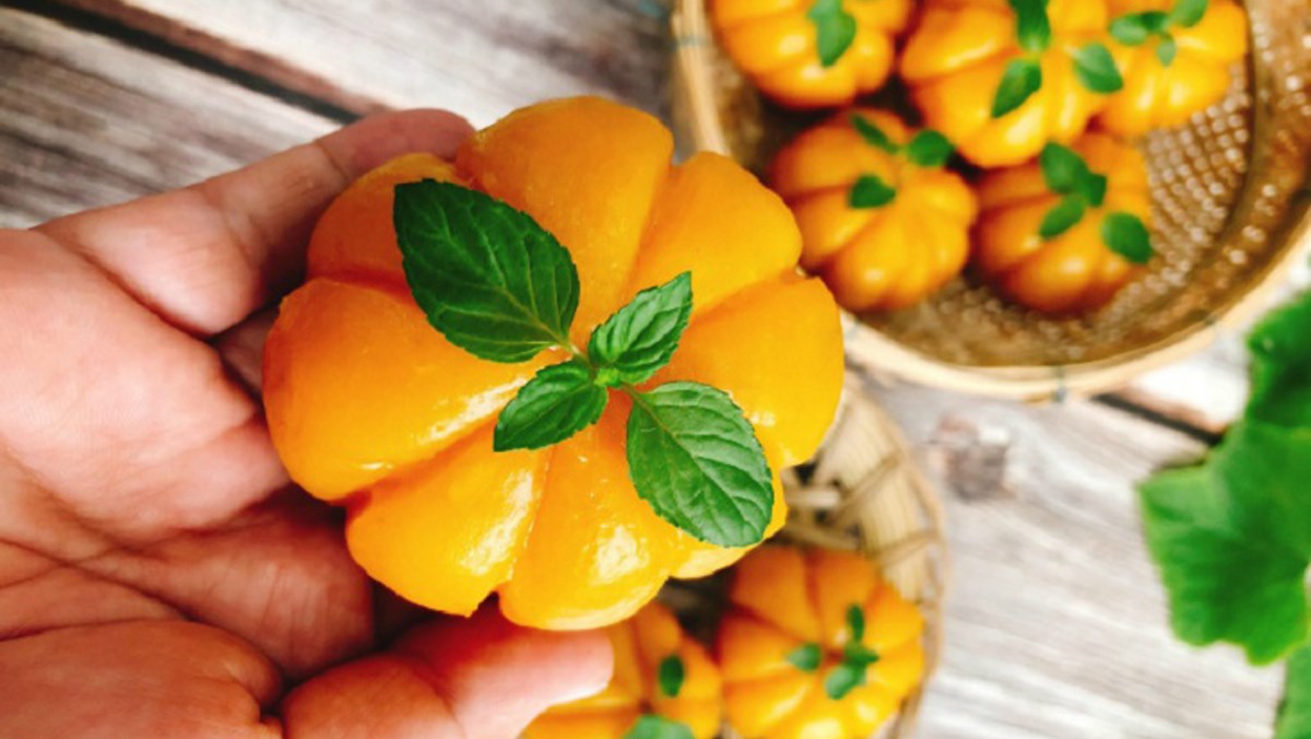 Cách làm bánh bí đỏ hấp 5