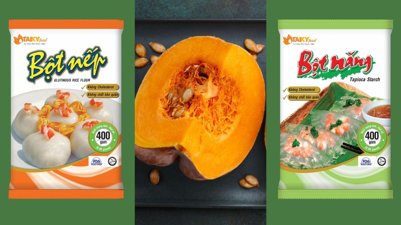 Cách làm bánh bí đỏ hấp 2