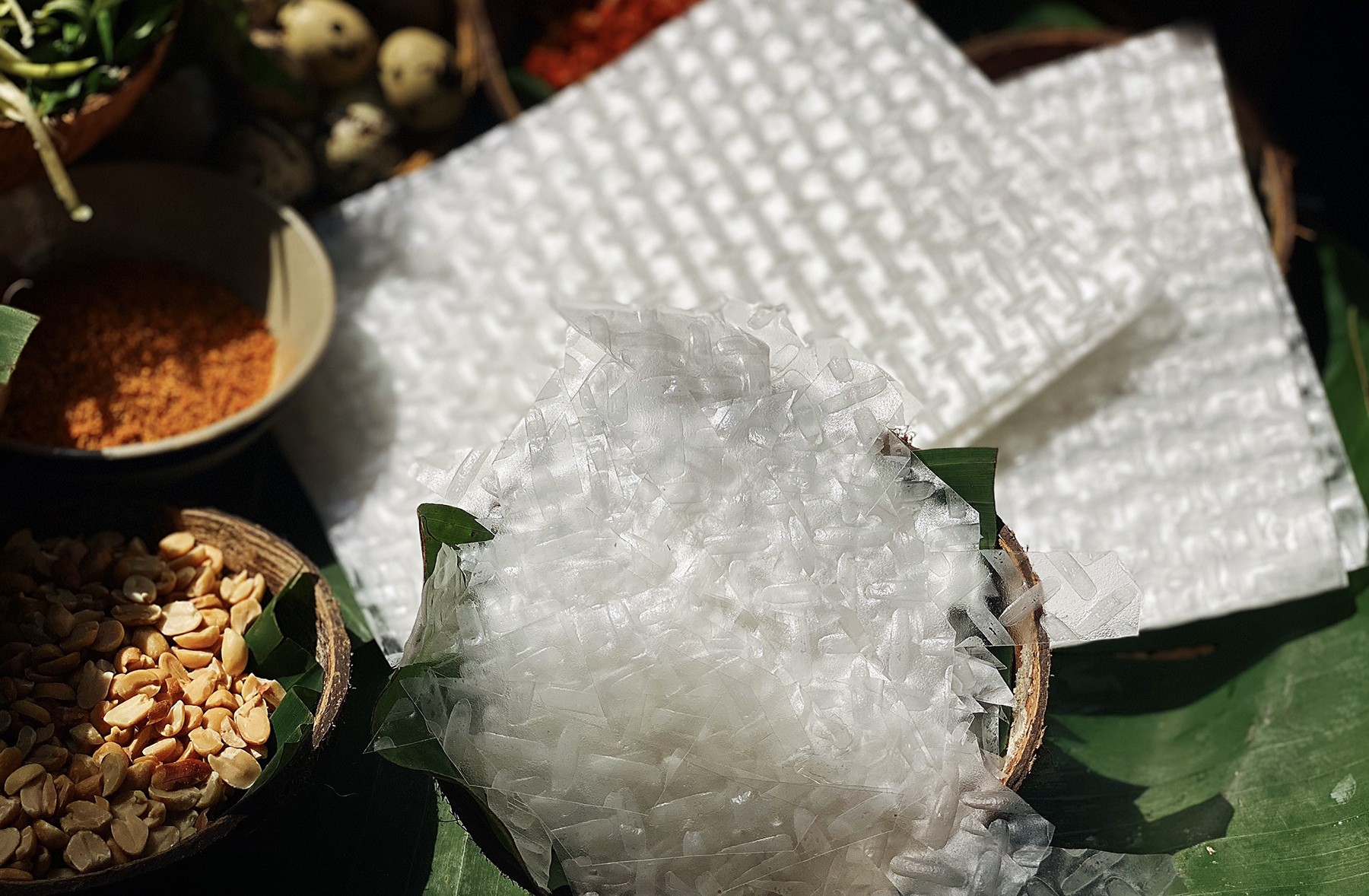 Cách làm bánh tráng trộn mỡ hành siêu cuốn tại nhà 2