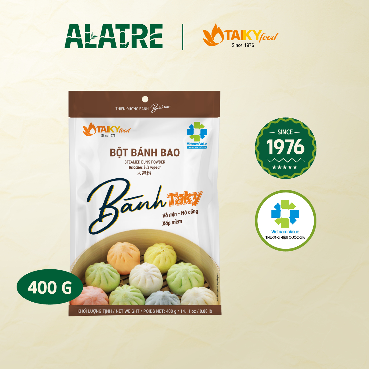 Bột bánh bao Tài Ký