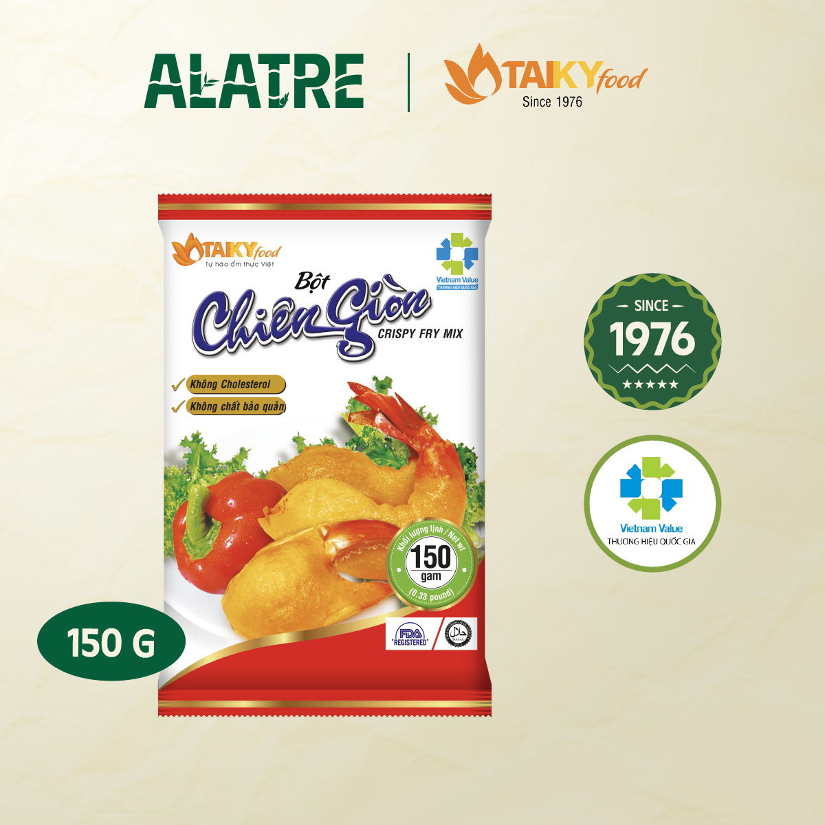Bột chiên giòn đỏ Tài Ký