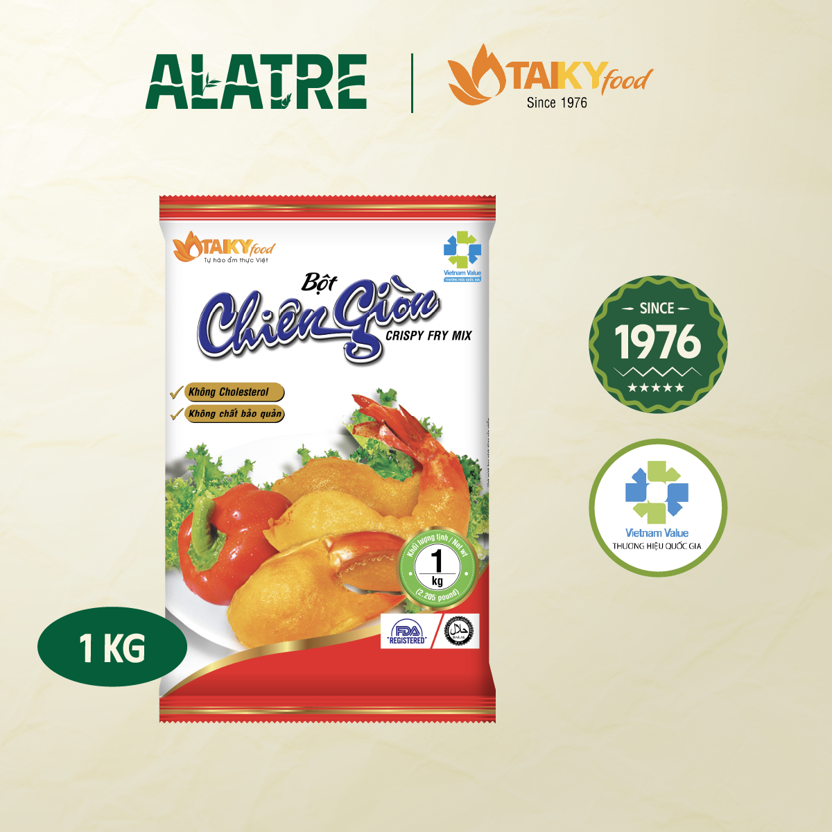 Bột chiên giòn đỏ Tài Ký