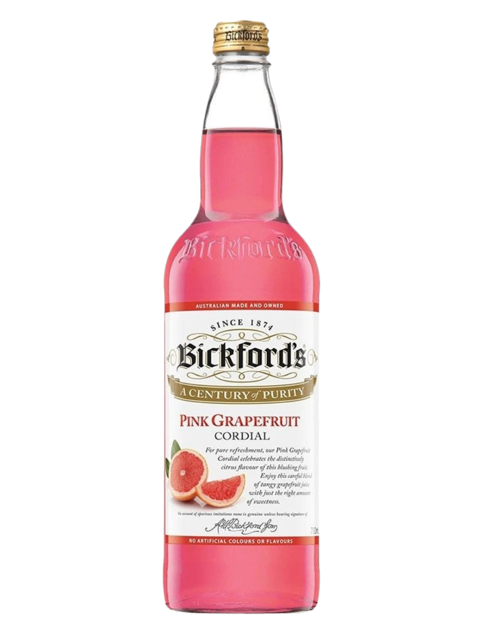 Siro bưởi hồng Bickford's 750ml