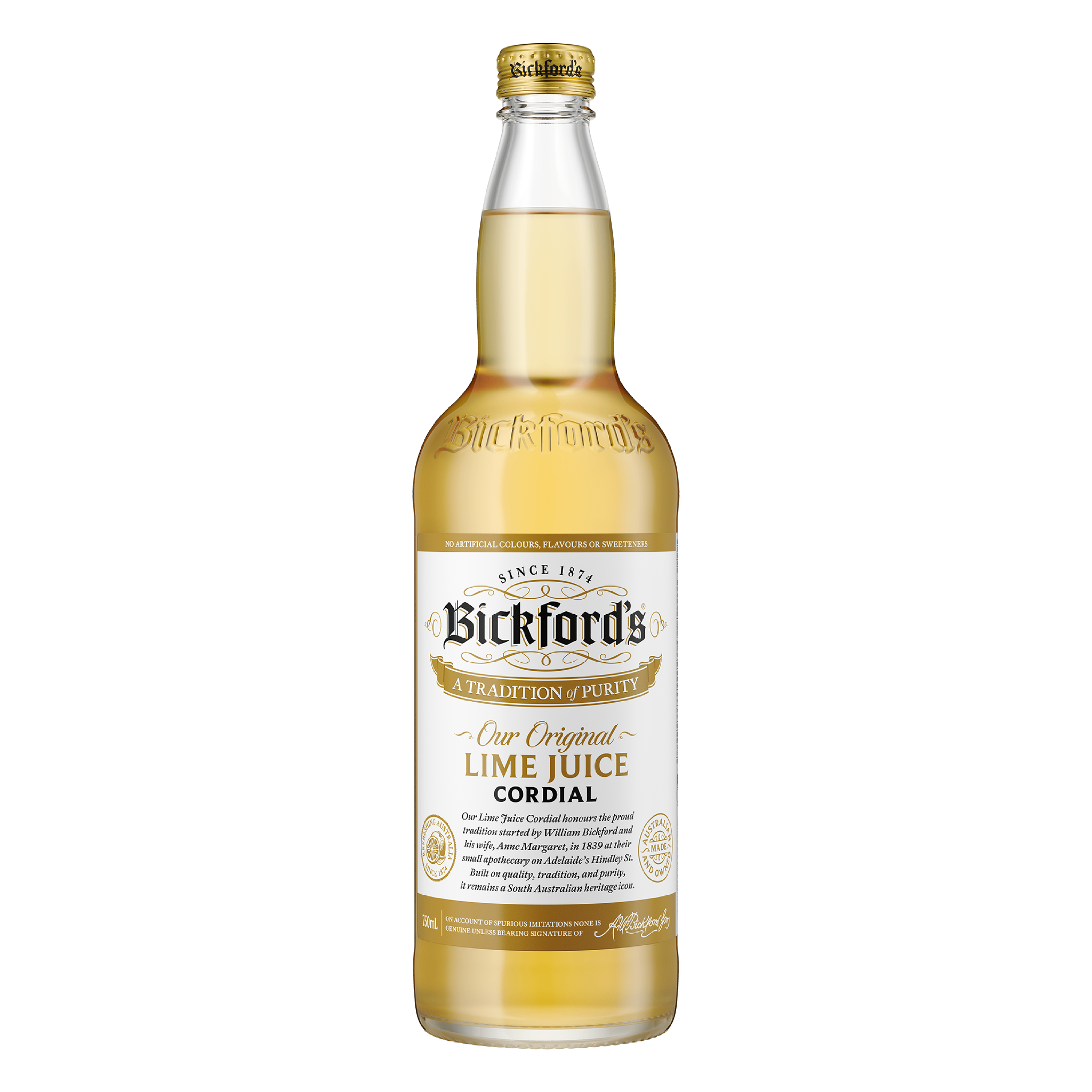 Siro chanh ép Bickford's 750ml