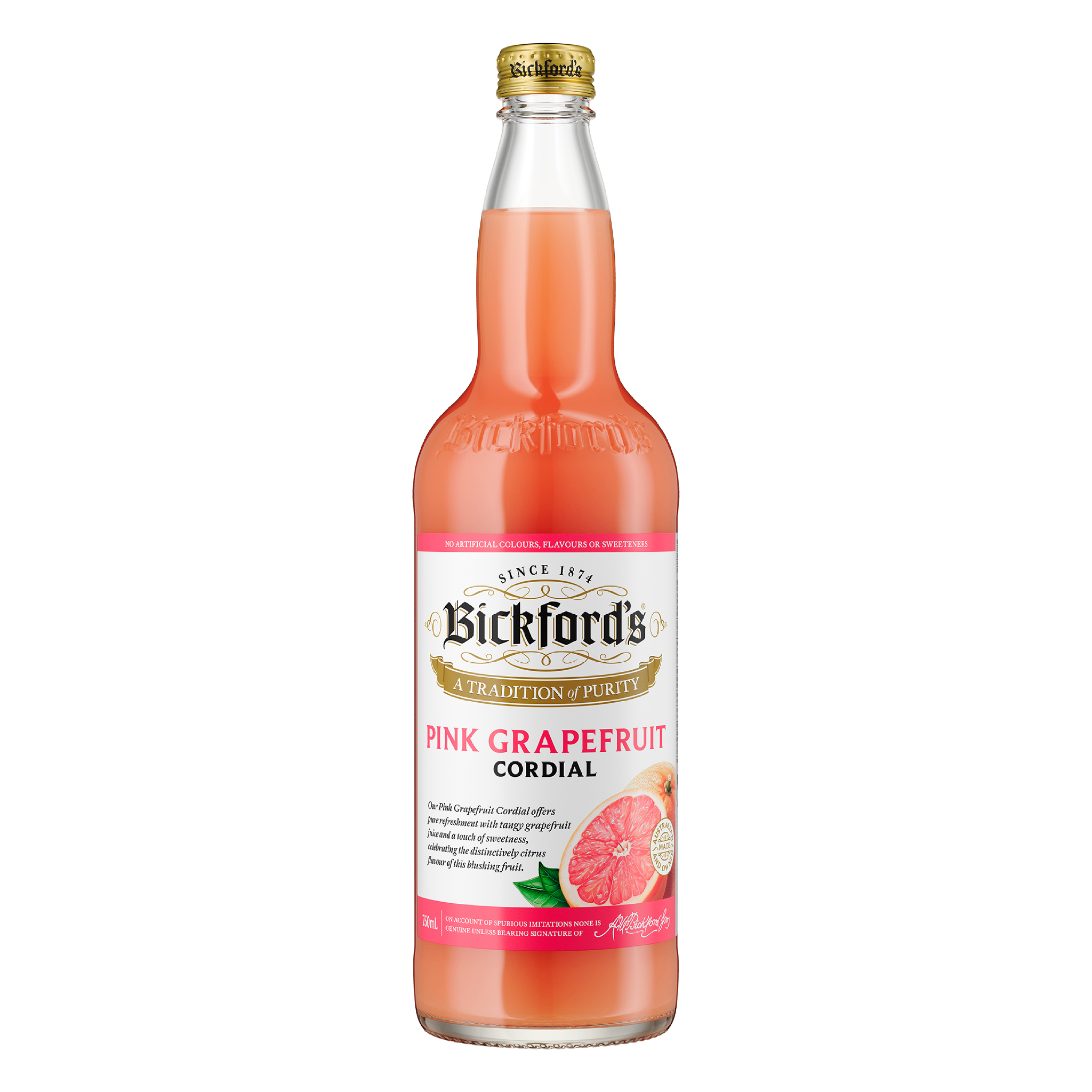 Siro bưởi hồng Bickford's 750ml