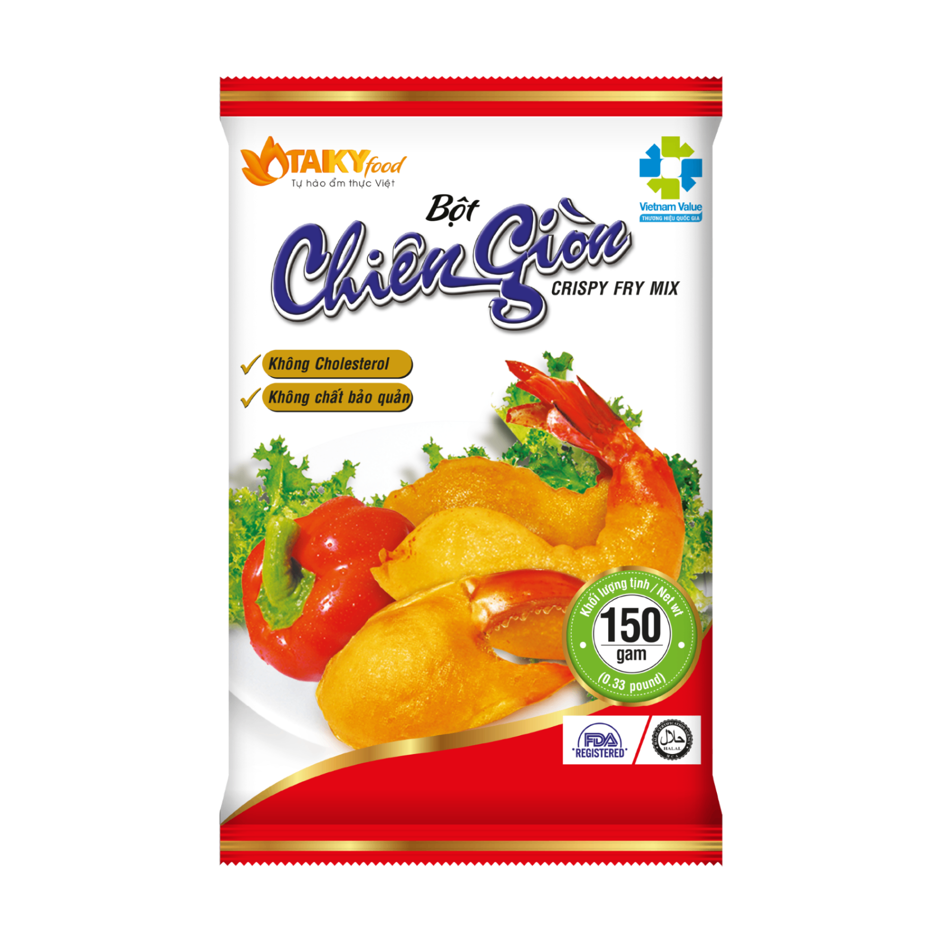 Bột chiên giòn đỏ Tài Ký
