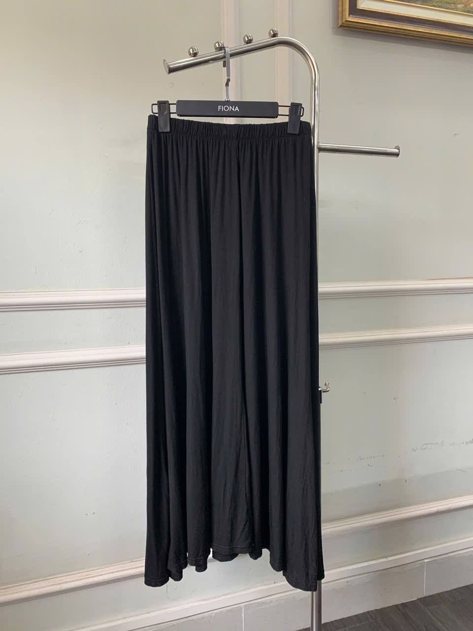 Chân váy cotton Lycra dáng xòe, cạp chun, Freesize