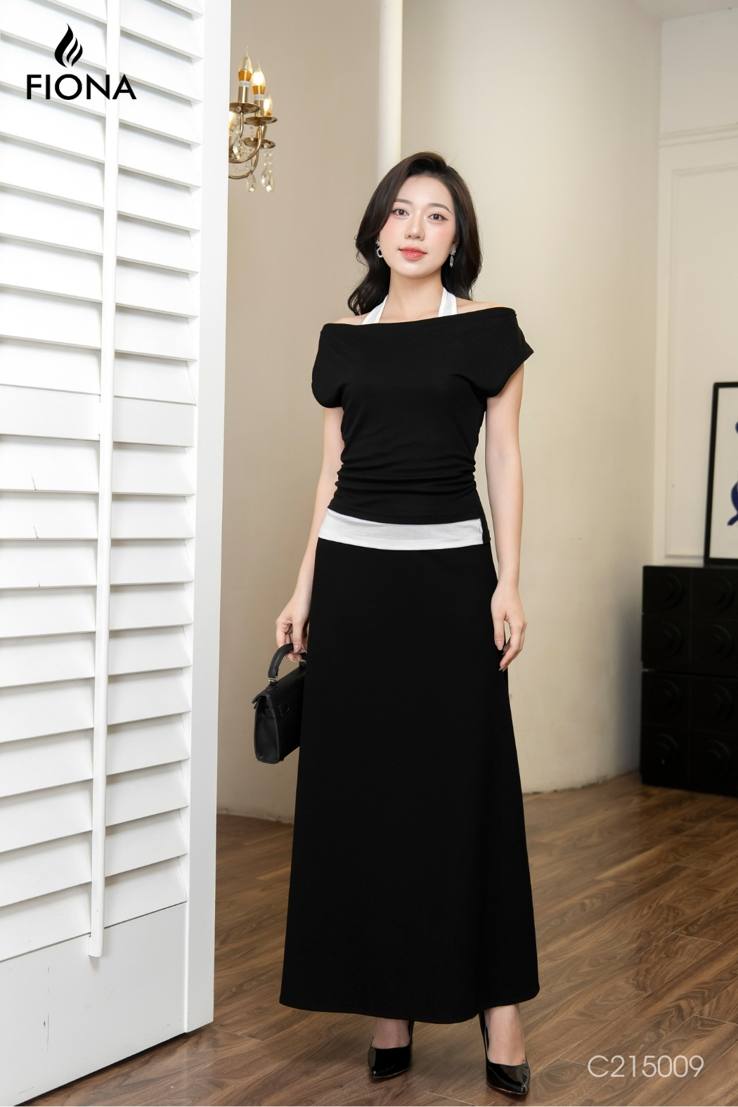 Chân váy Umi dáng xòe nhẹ, cạp chun, Freesize