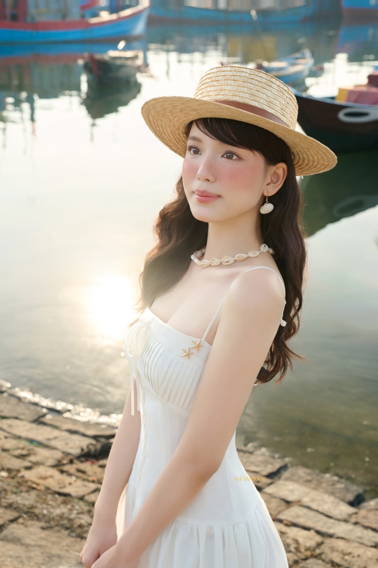 ĐẦM 2 DÂY DÀI CHIẾT EO MAY