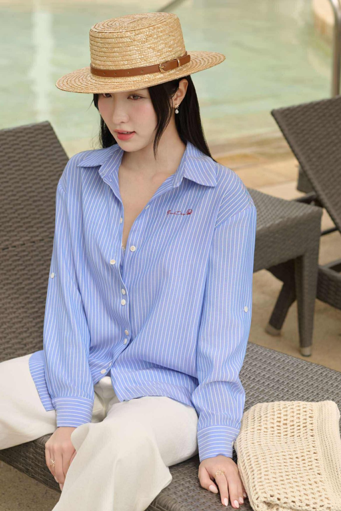 ÁO SƠ MI SAO BIỂN THÊU ND