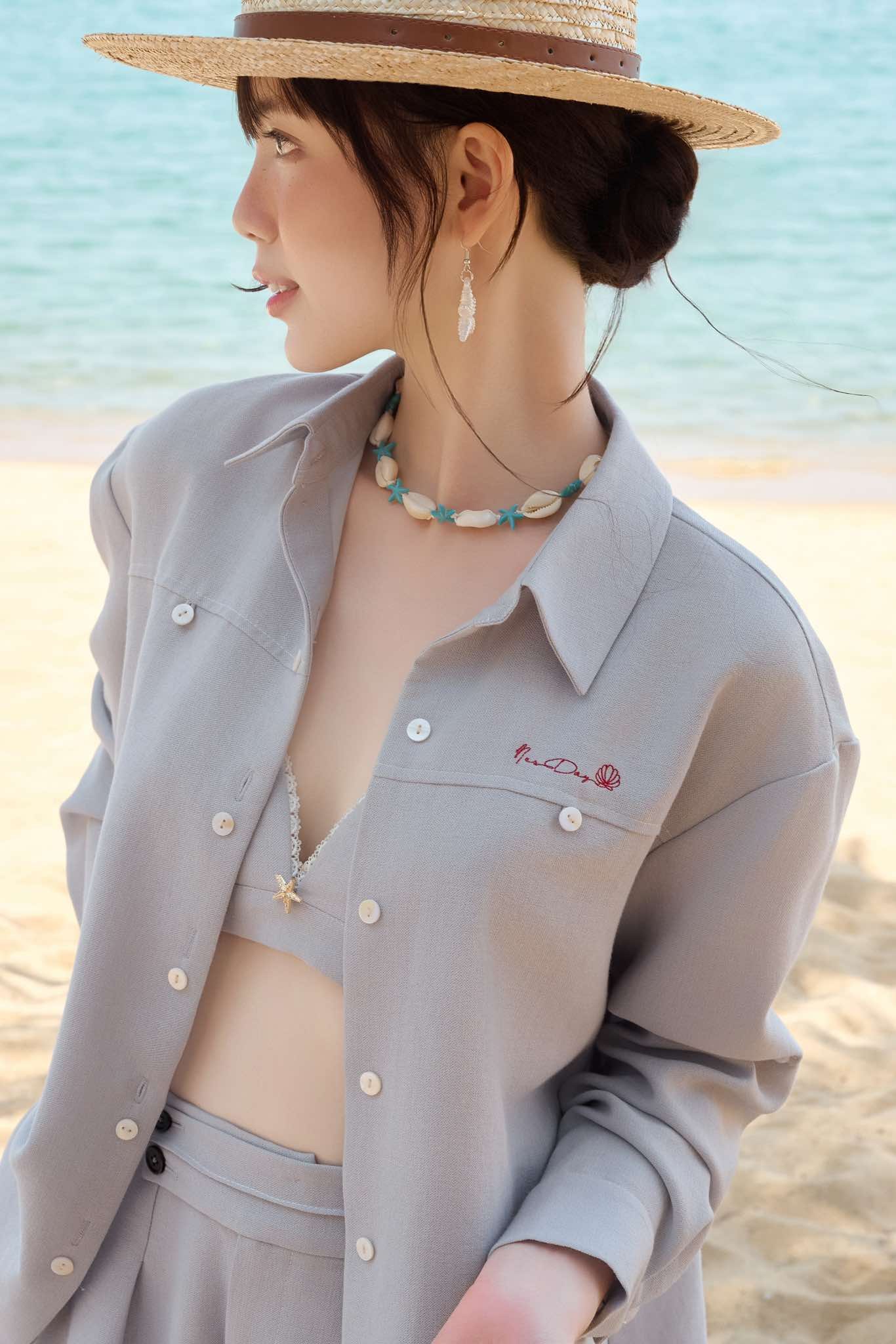ÁO SƠ MI SAO BIỂN THÊU ND