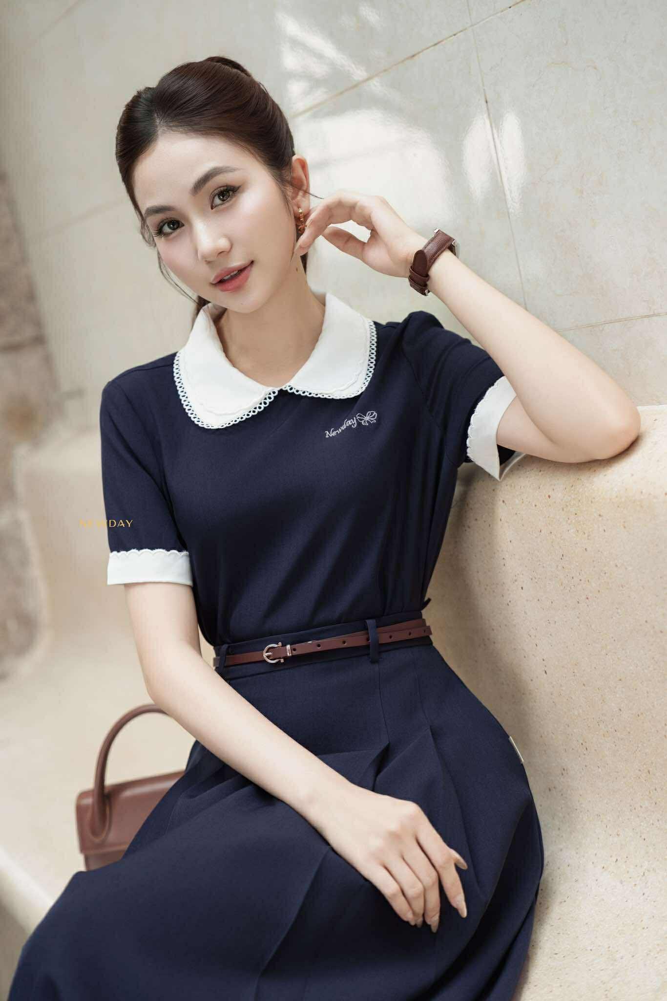 ÁO NGẮN TAY CỔ PHỐI VIỀN AIDAN