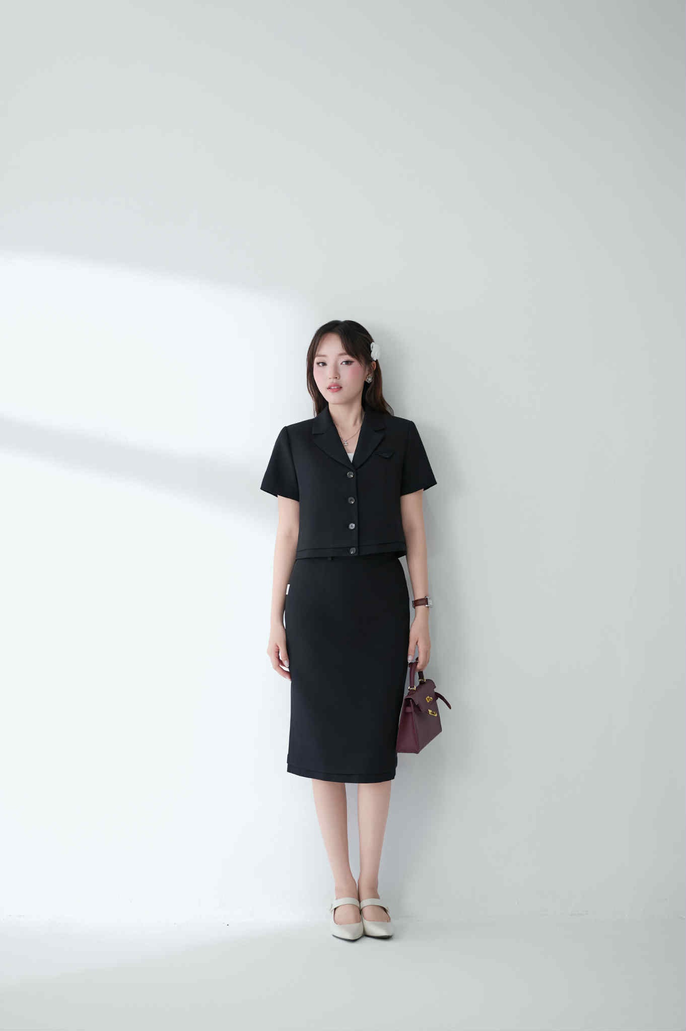 ÁO VEST NGẮN CỘC TAY 4 CÚC BLISS