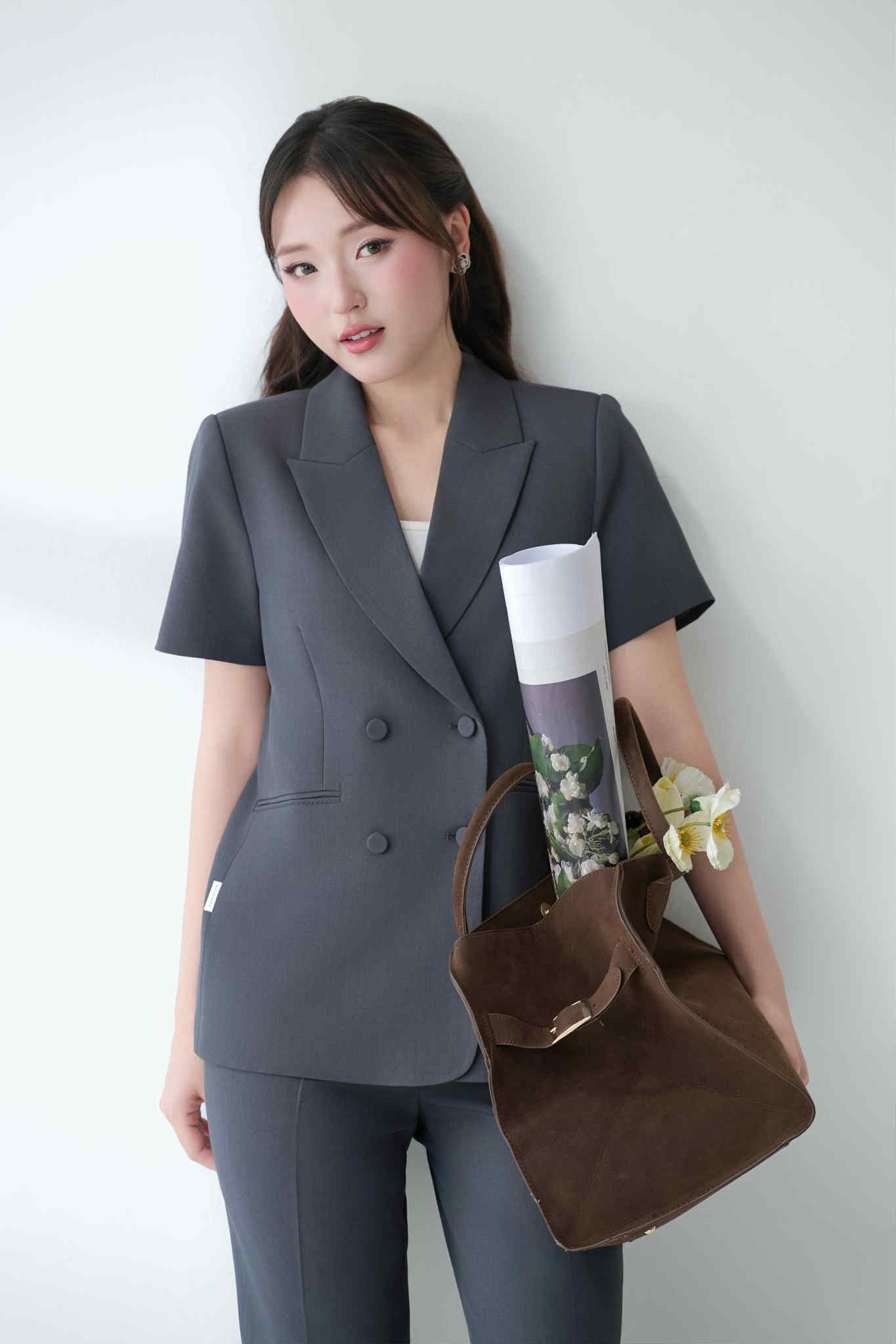 ÁO VEST NGẮN TAY DÁNG SUÔNG KANLY