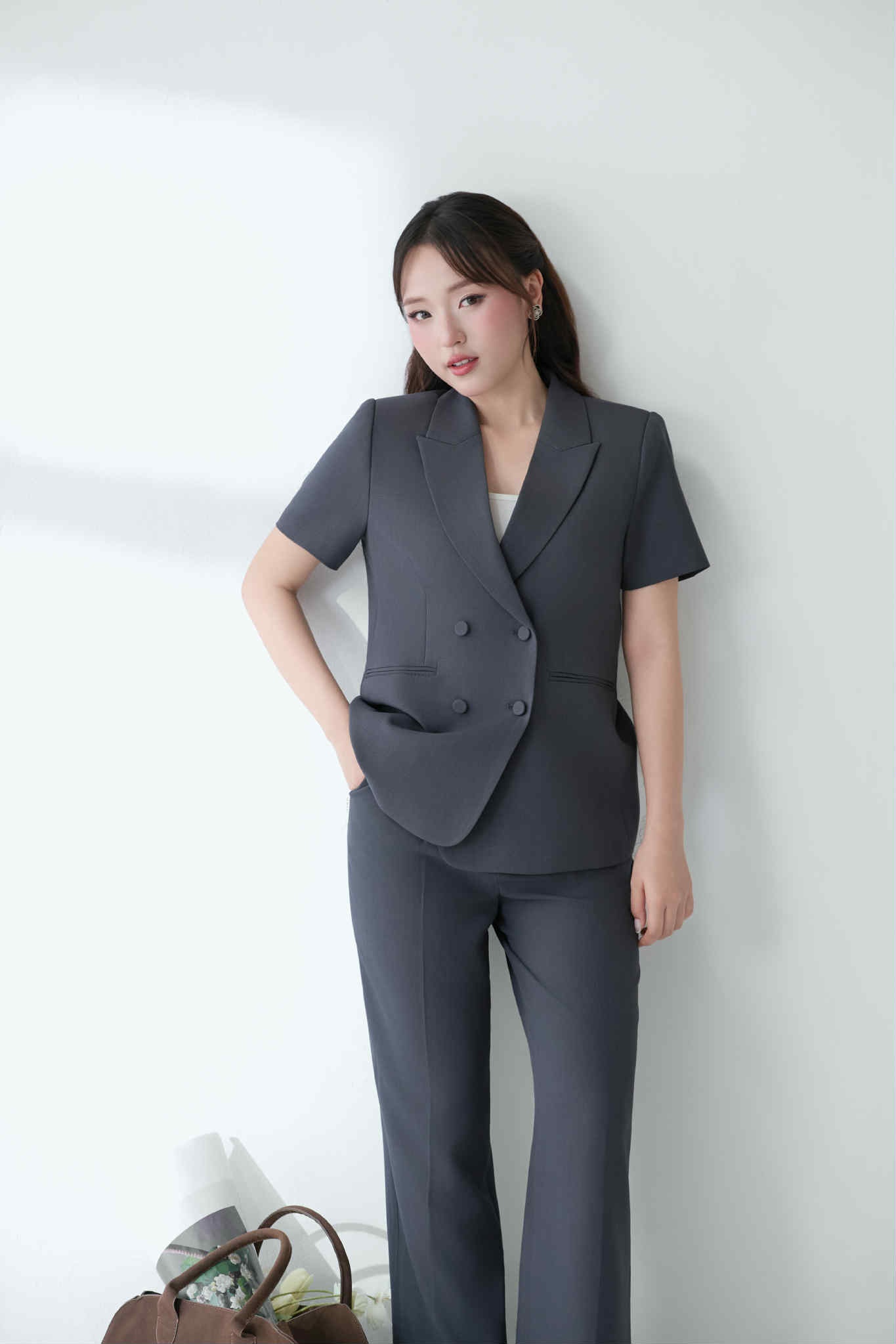 QUẦN VEST DÁNG SUÔNG KANLY