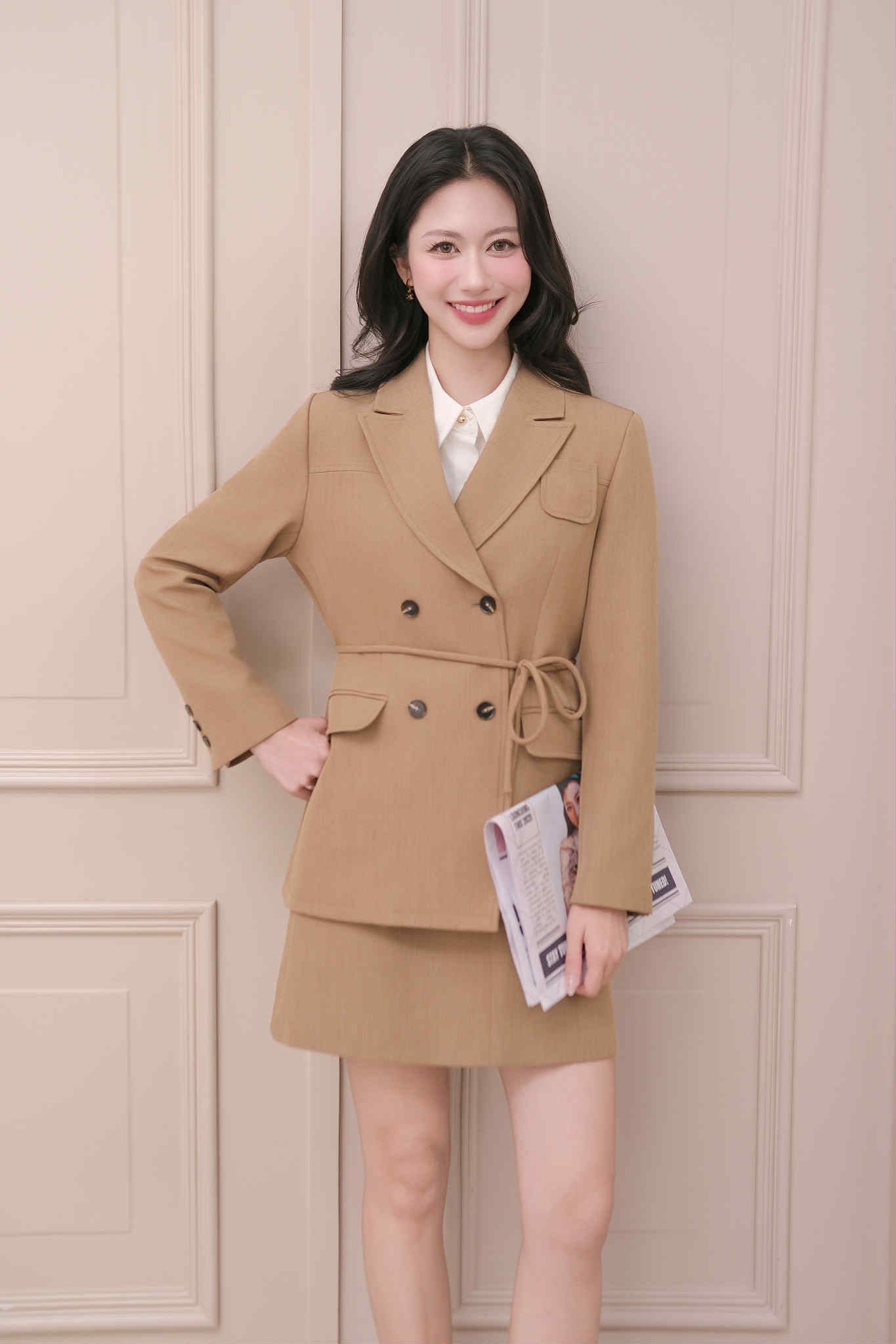 CHÂN VÁY TÚI CHÉO KHÓA SAU TIFAH