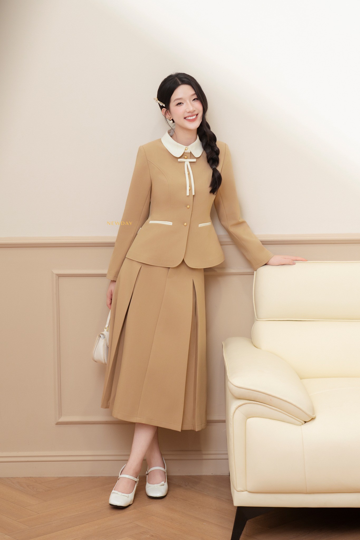 CHÂN VÁY DÀI PHỐI LY AGERA