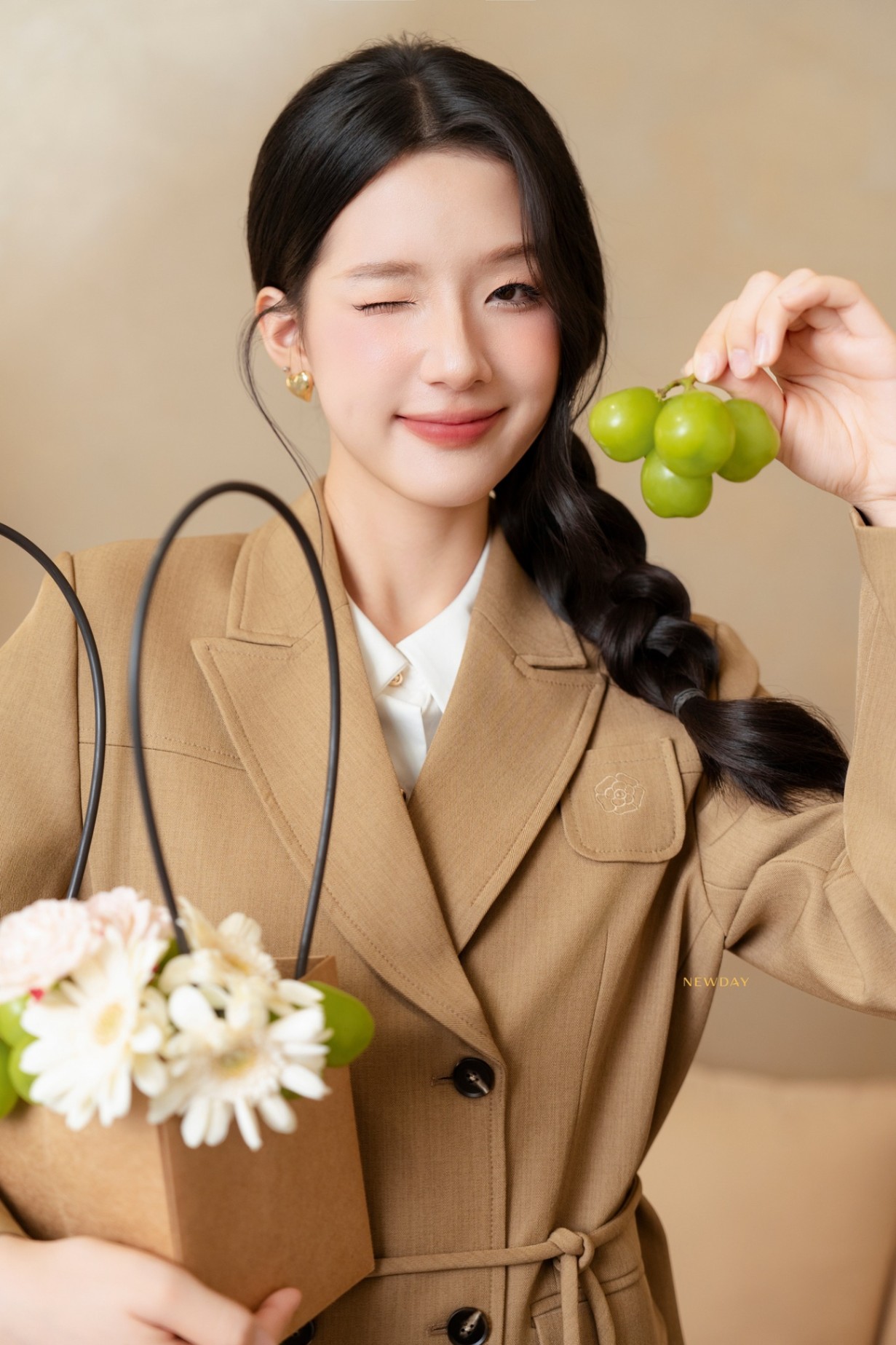 ÁO VEST SUÔNG TÚI THÊU NGỰC TIFAH