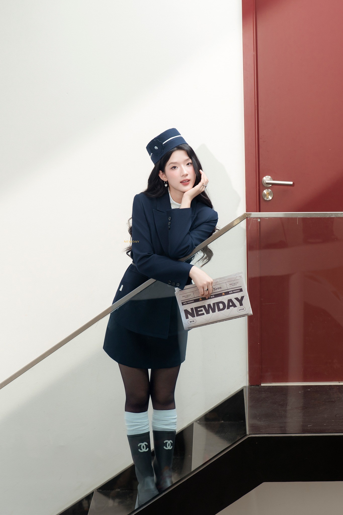 CHÂN VÁY TÚI CHÉO KHÓA SAU TIFAH