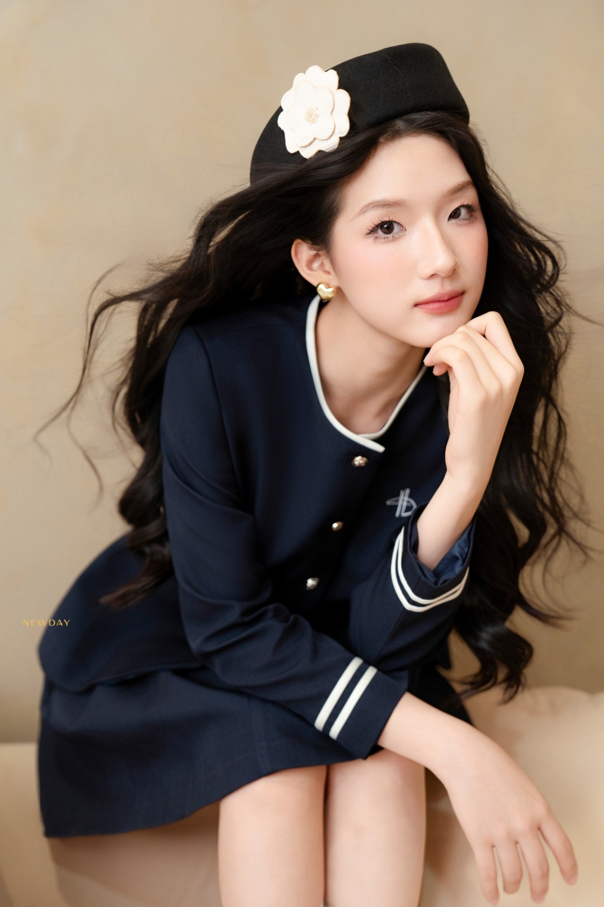 ÁO VEST SUÔNG TÚI THÊU NGỰC TIFAH