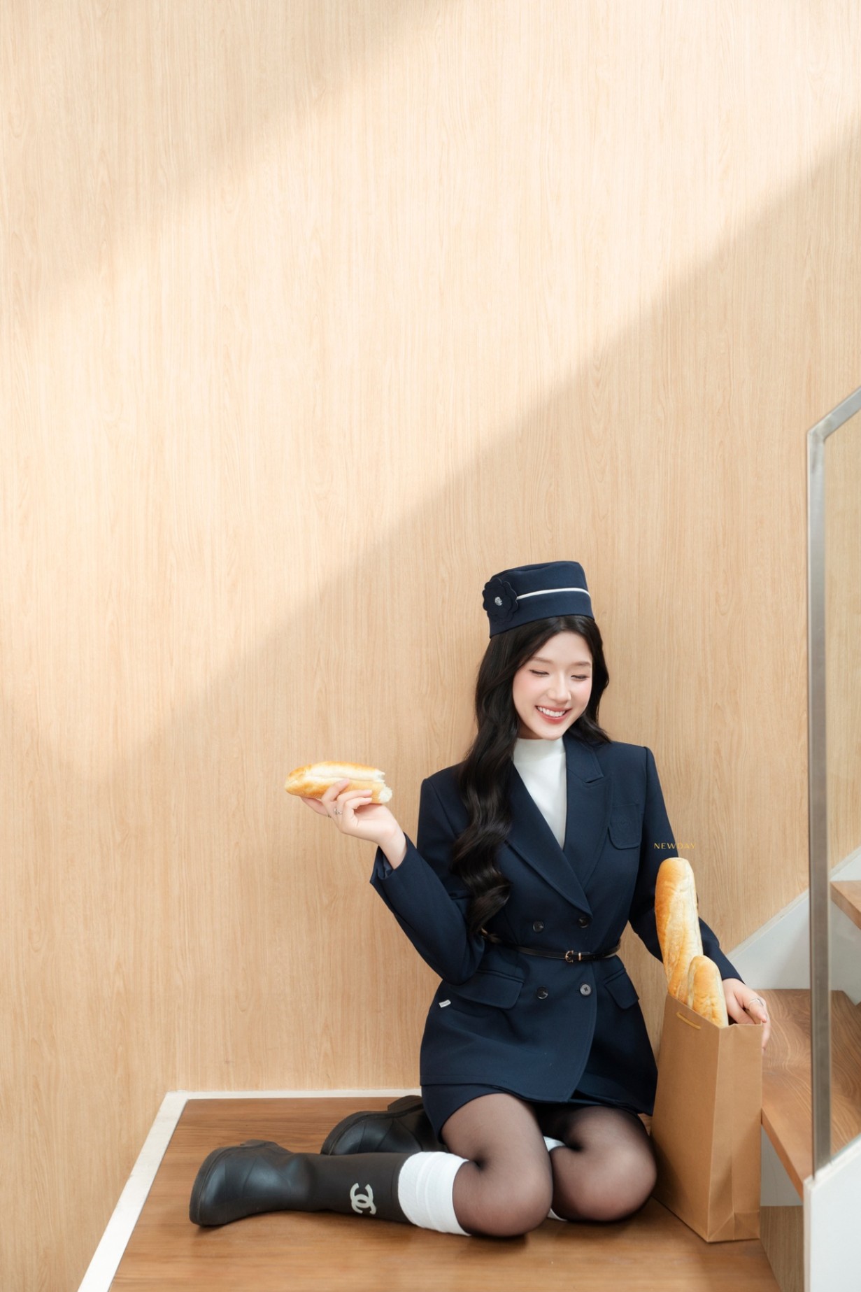 CHÂN VÁY TÚI CHÉO KHÓA SAU TIFAH