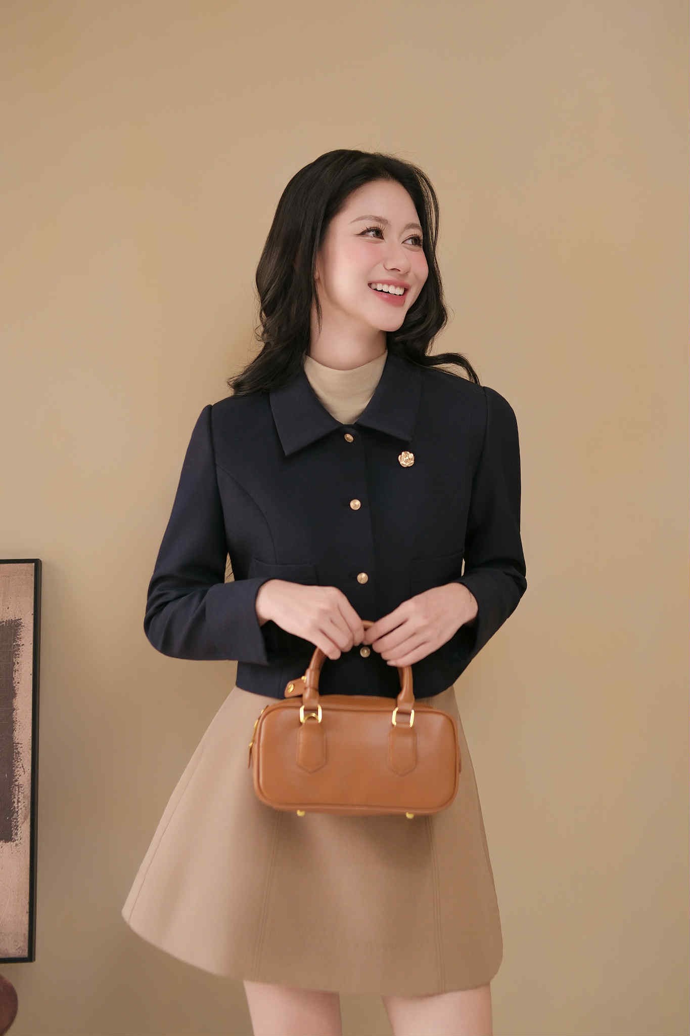 ÁO VEST DÁNG LỬNG CỔ ĐỨC LECIE