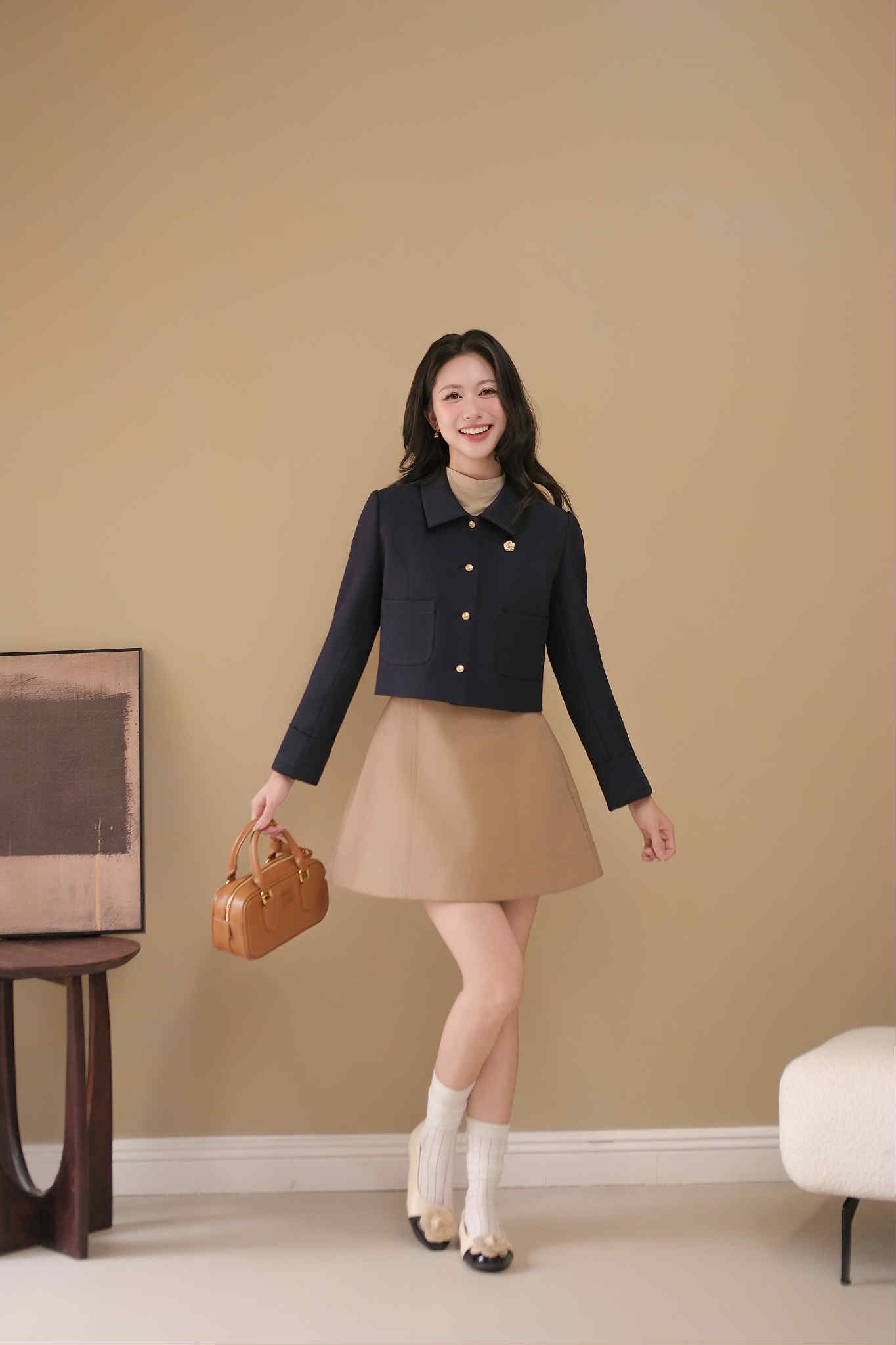 ÁO VEST DÁNG LỬNG CỔ ĐỨC LECIE