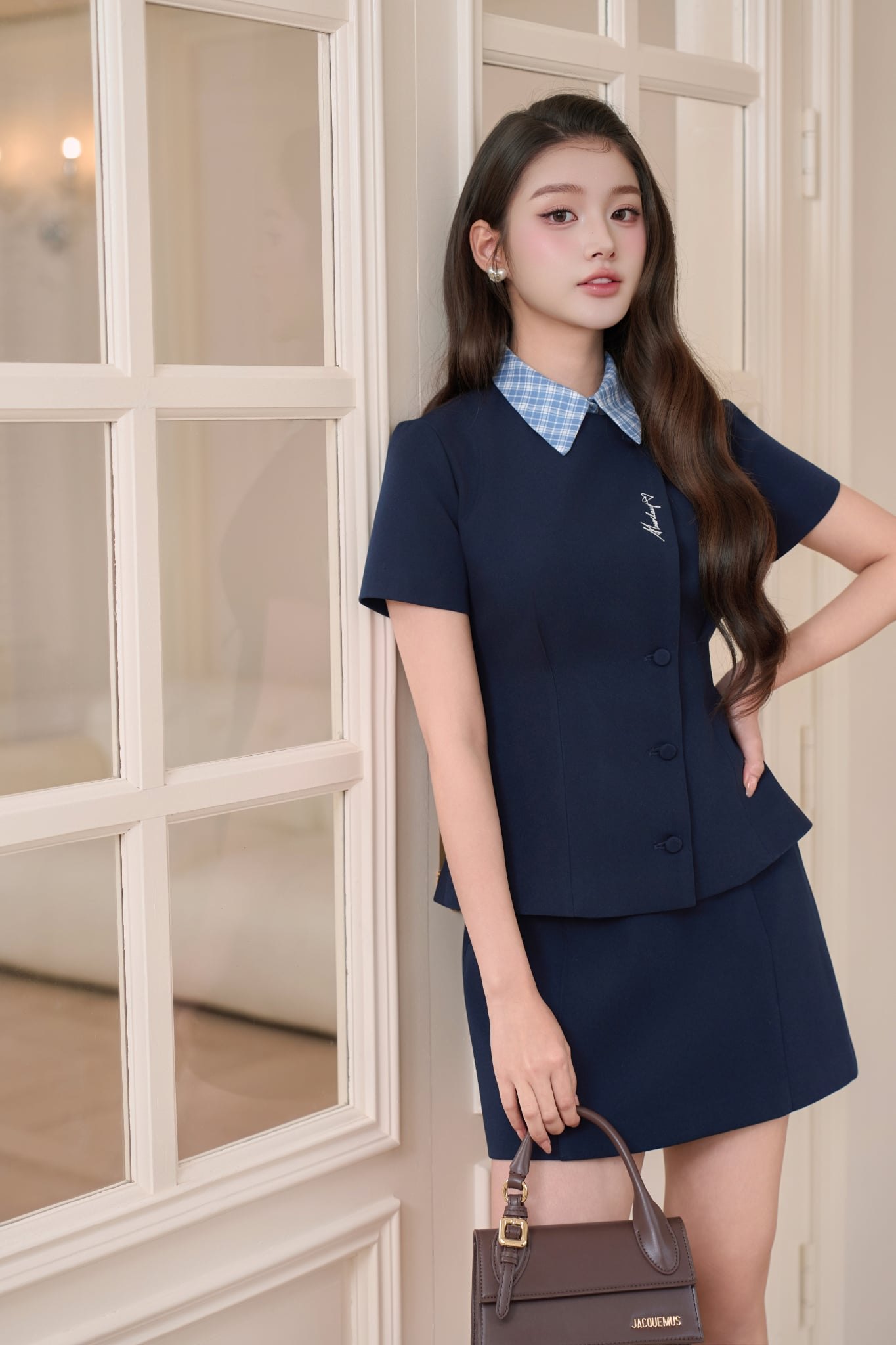 CHÂN VÁY CHỮ A TRƠN MARIS