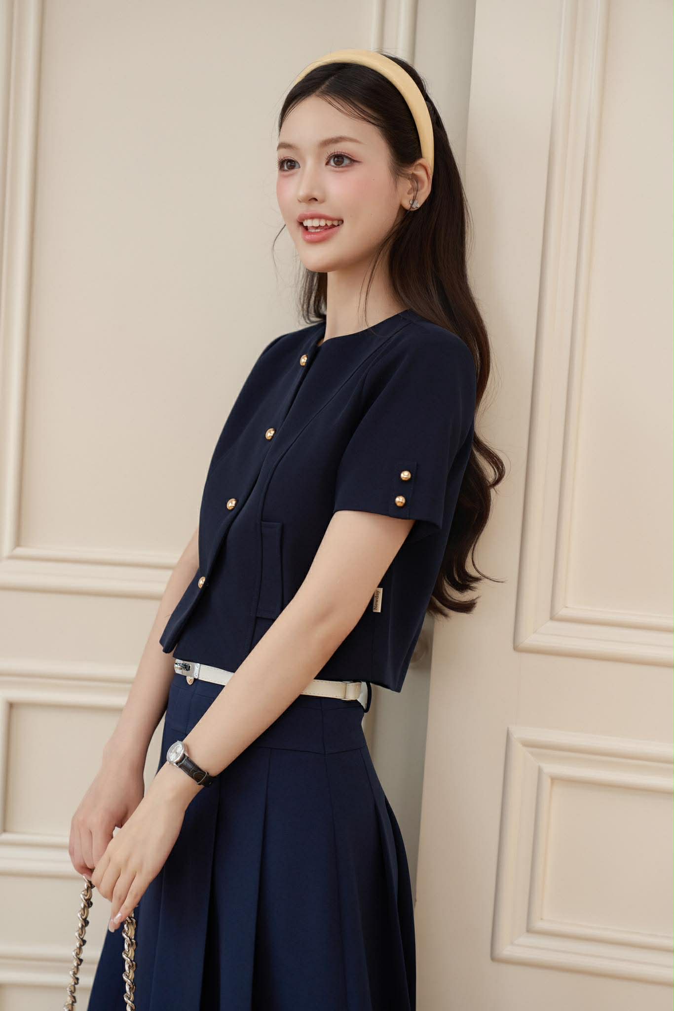 ÁO CỔ TRÒN TÚI CƠI YONA