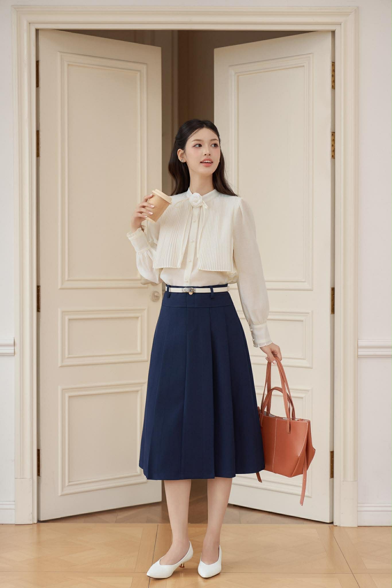 ÁO SOMI BÈO TAY PHỐI DẬP LY ZORA