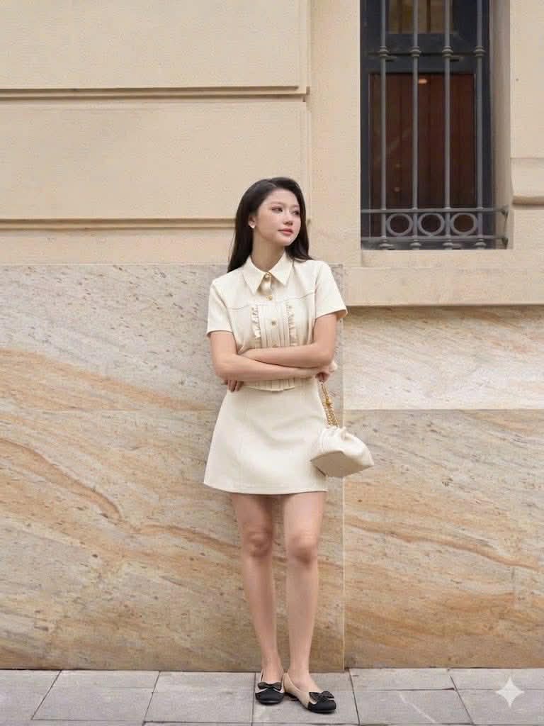 ÁO SOMI DÁNG LỬNG KẸP BÈO EDNA