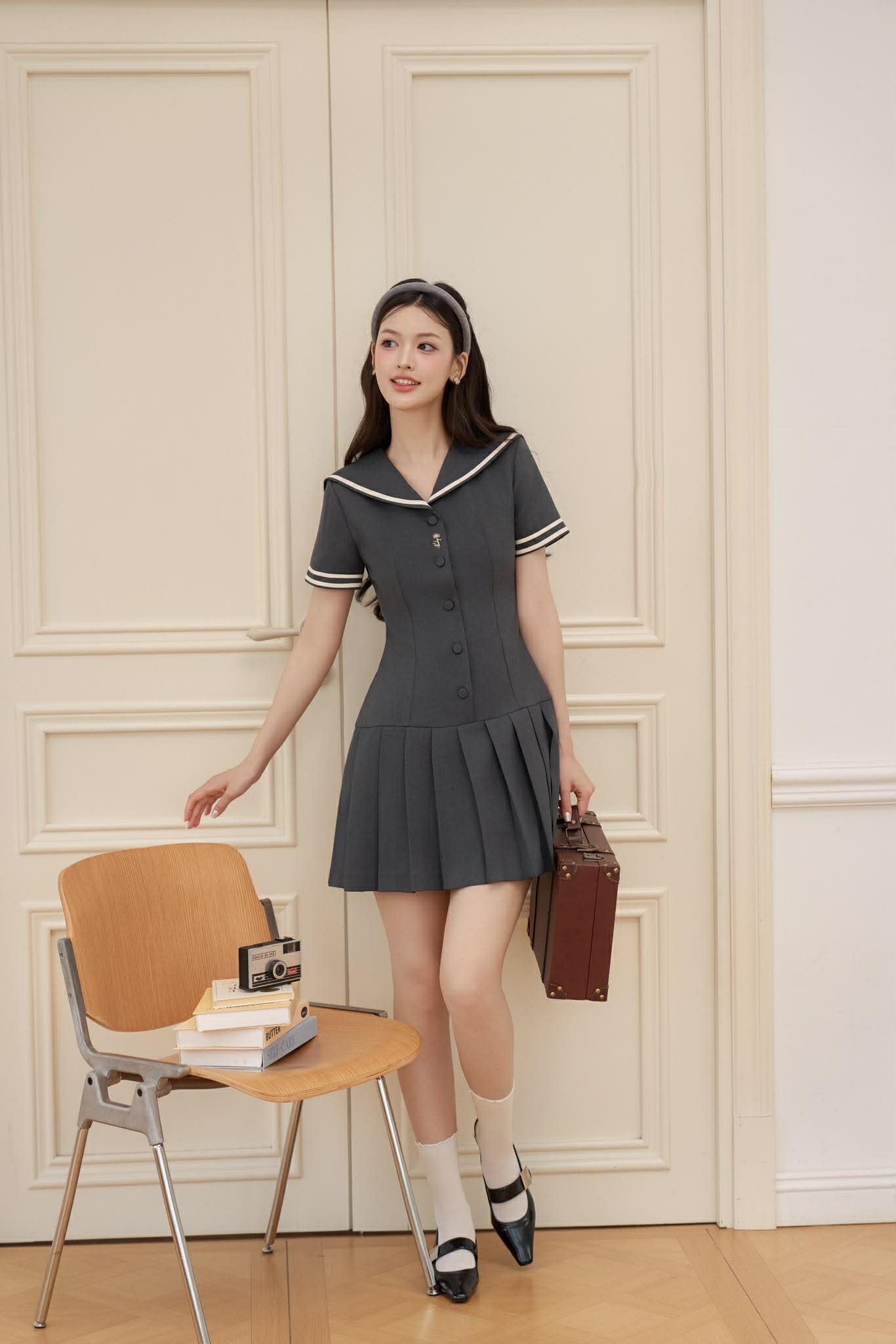 ĐẦM XẾP LY CỔ THỦY THỦ IVY