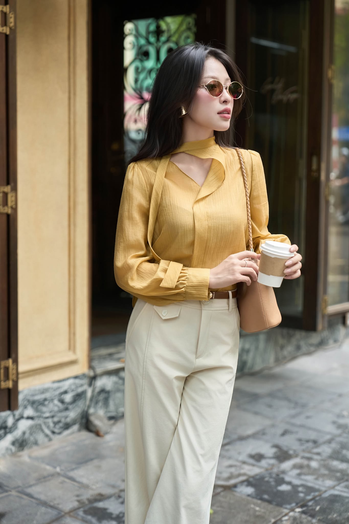 QUẦN DÀI SUÔNG PHỐI NẮP TÚI WONI