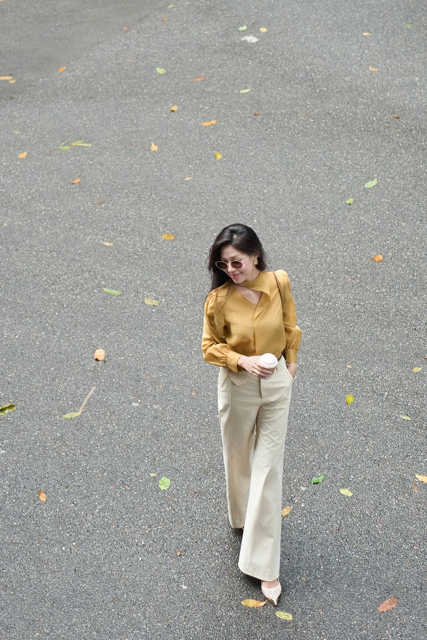QUẦN DÀI SUÔNG PHỐI NẮP TÚI WONI
