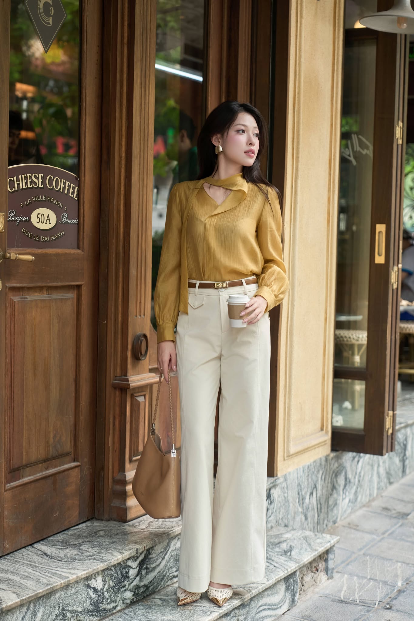 QUẦN DÀI SUÔNG PHỐI NẮP TÚI WONI