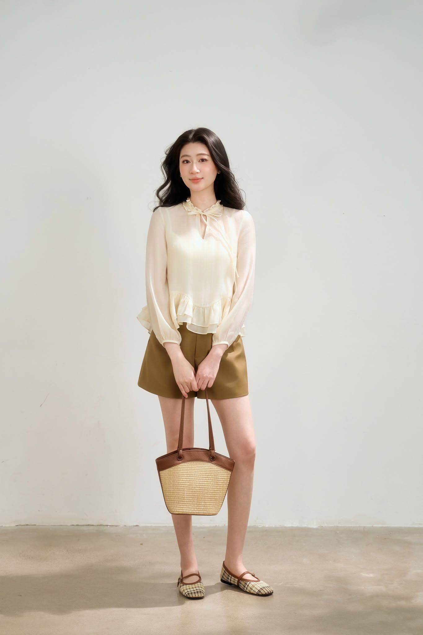 QUẦN SHORT XẾP LY LENCI
