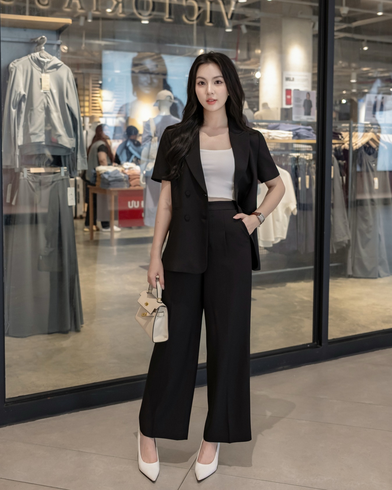QUẦN VEST DÁNG SUÔNG KANLY