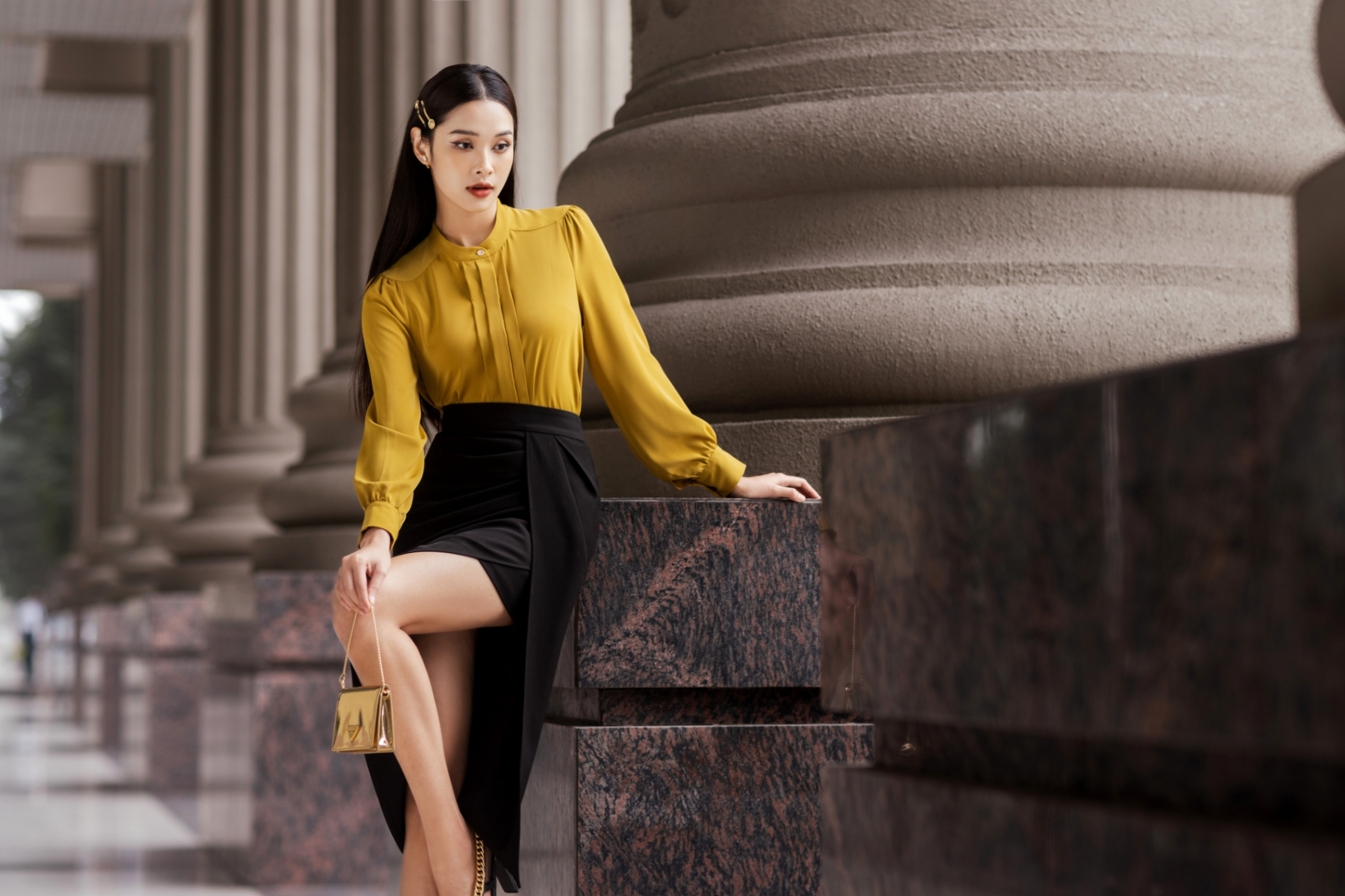 ÁO SM CỔ TÀU XẾP LY NẸP