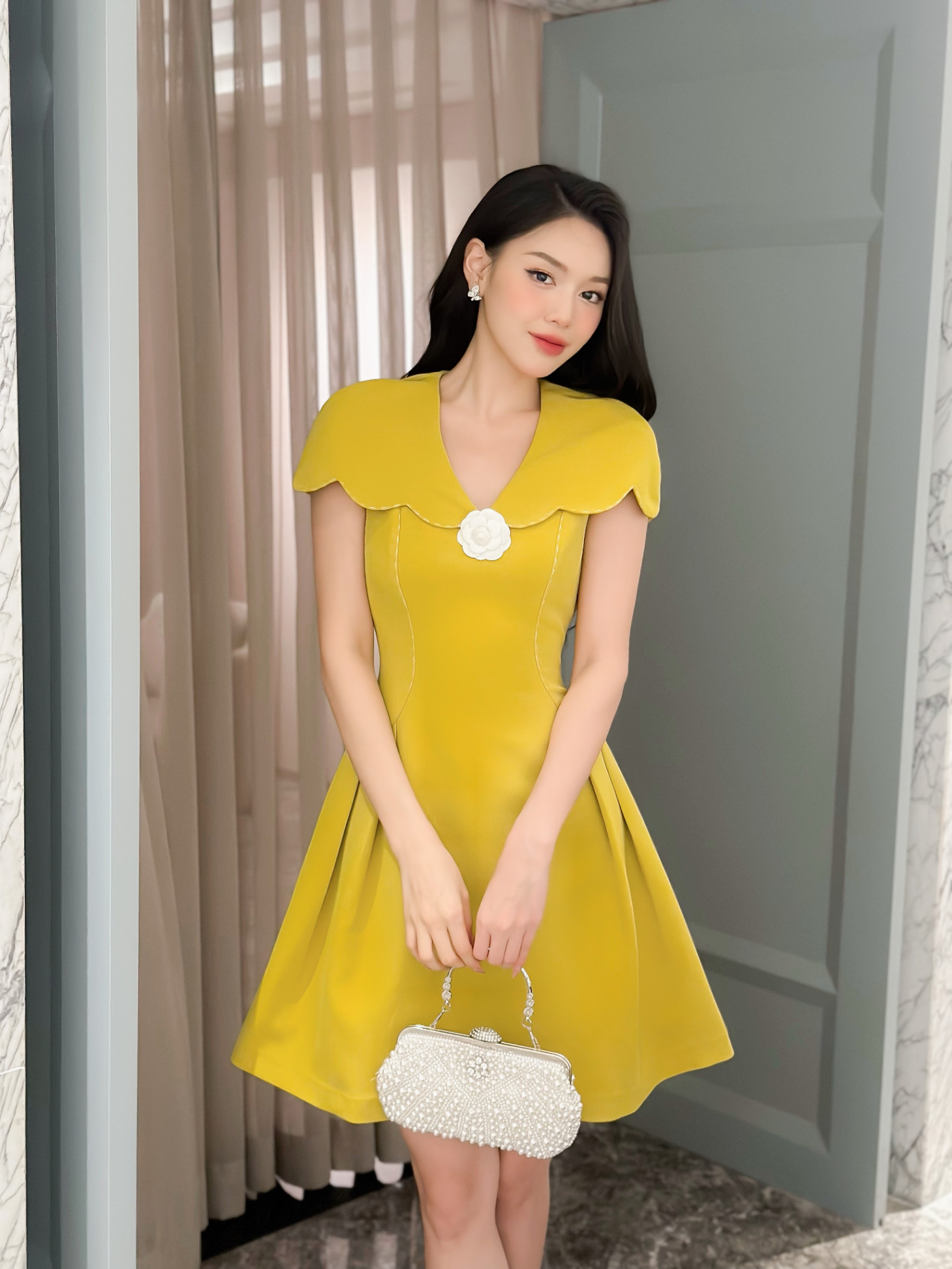 DT1160 - Đầm xòe bé gái hàng nhập - giá 440k| Thời trang Đầm xòe bé gái  hàng nhập - giá 440k 2020