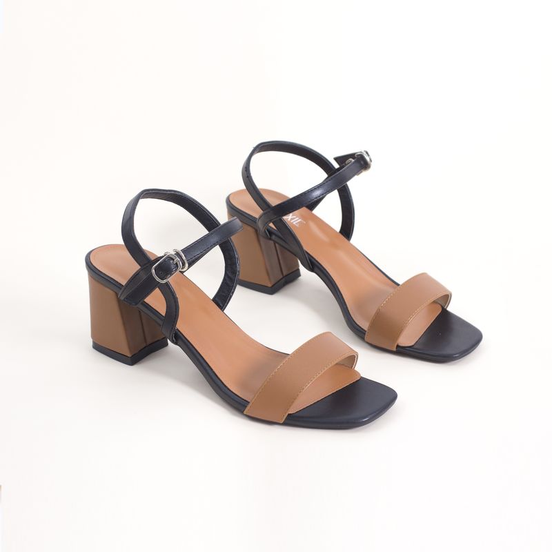 Giày Sandal Cao Gót 6cm Đế Vuông Mix Nhiều Màu X467