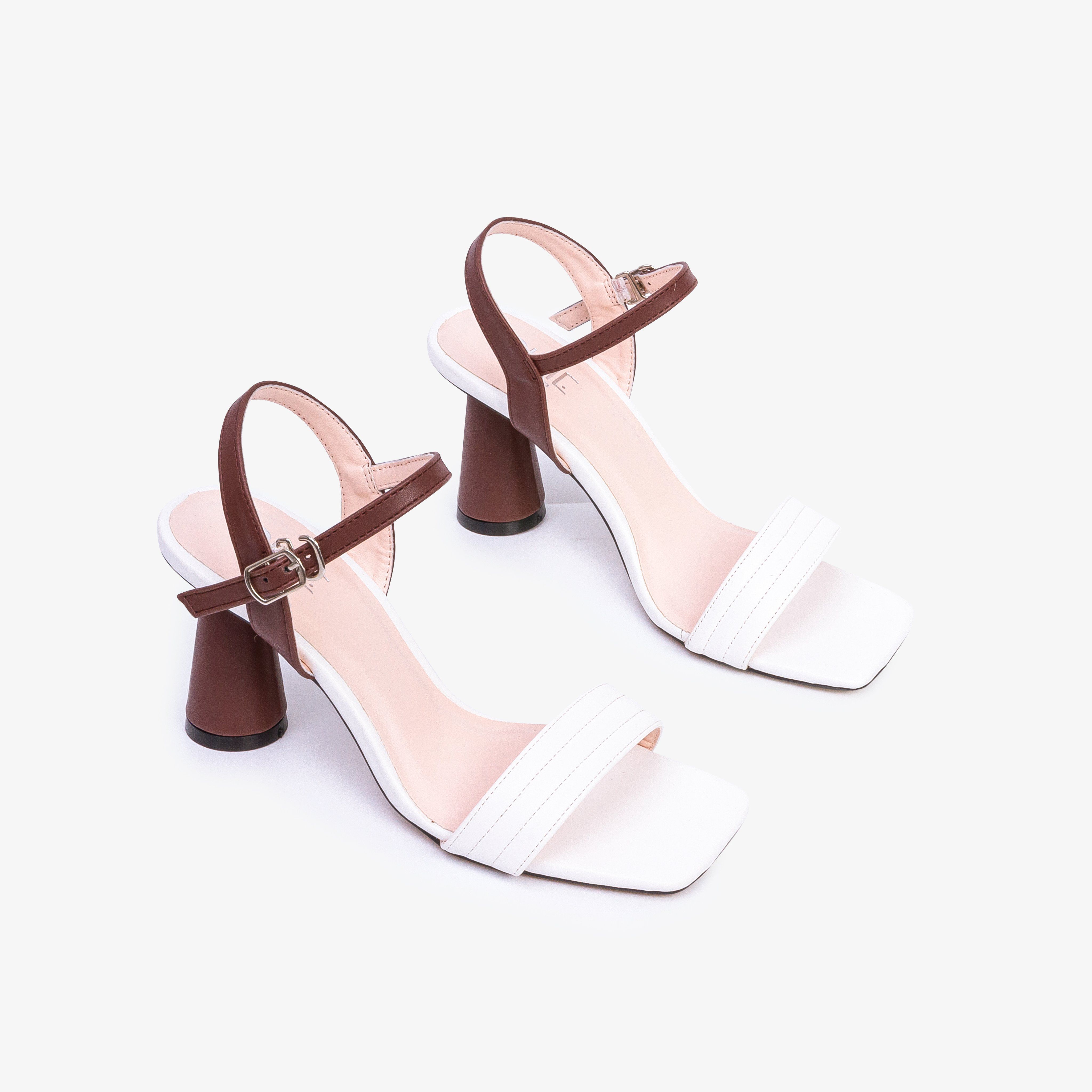 Giày Sandal Cao Gót 8p Quai Chần Chỉ X913