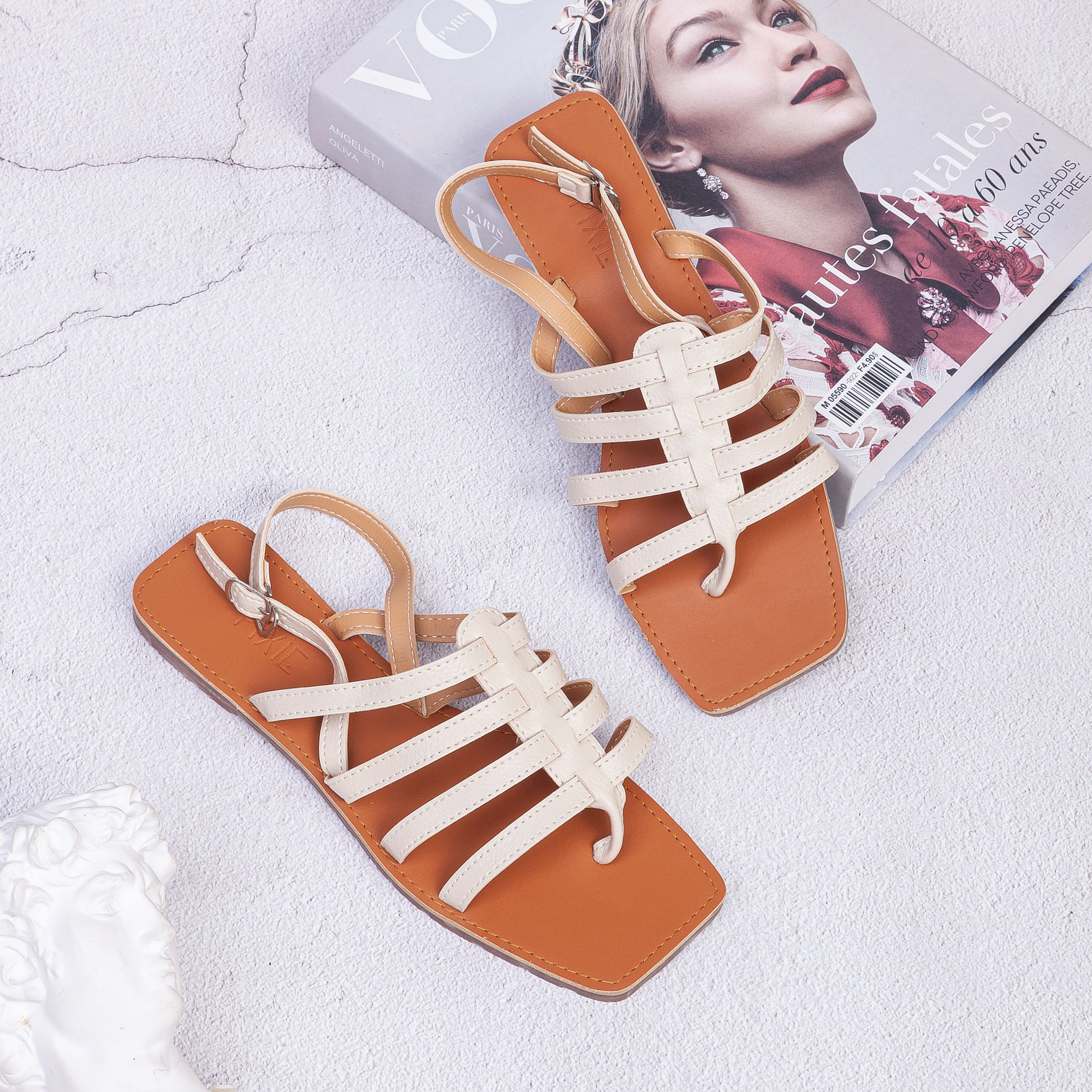 Giày Sandal Bệt Dáng Rọ X945