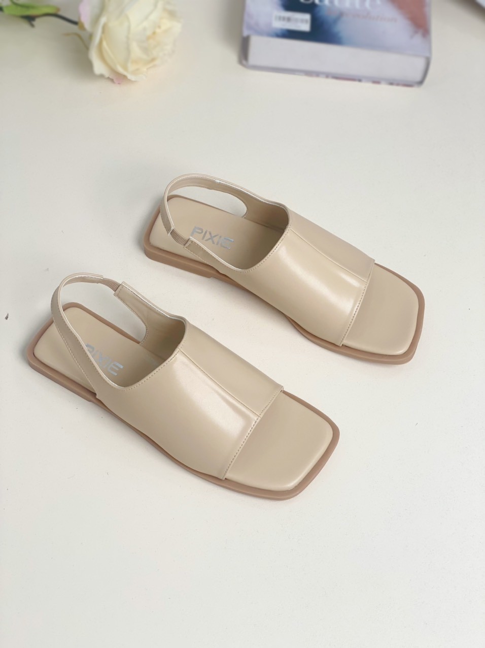 Giày Sandal Đế Bệt Quai Bản To H323