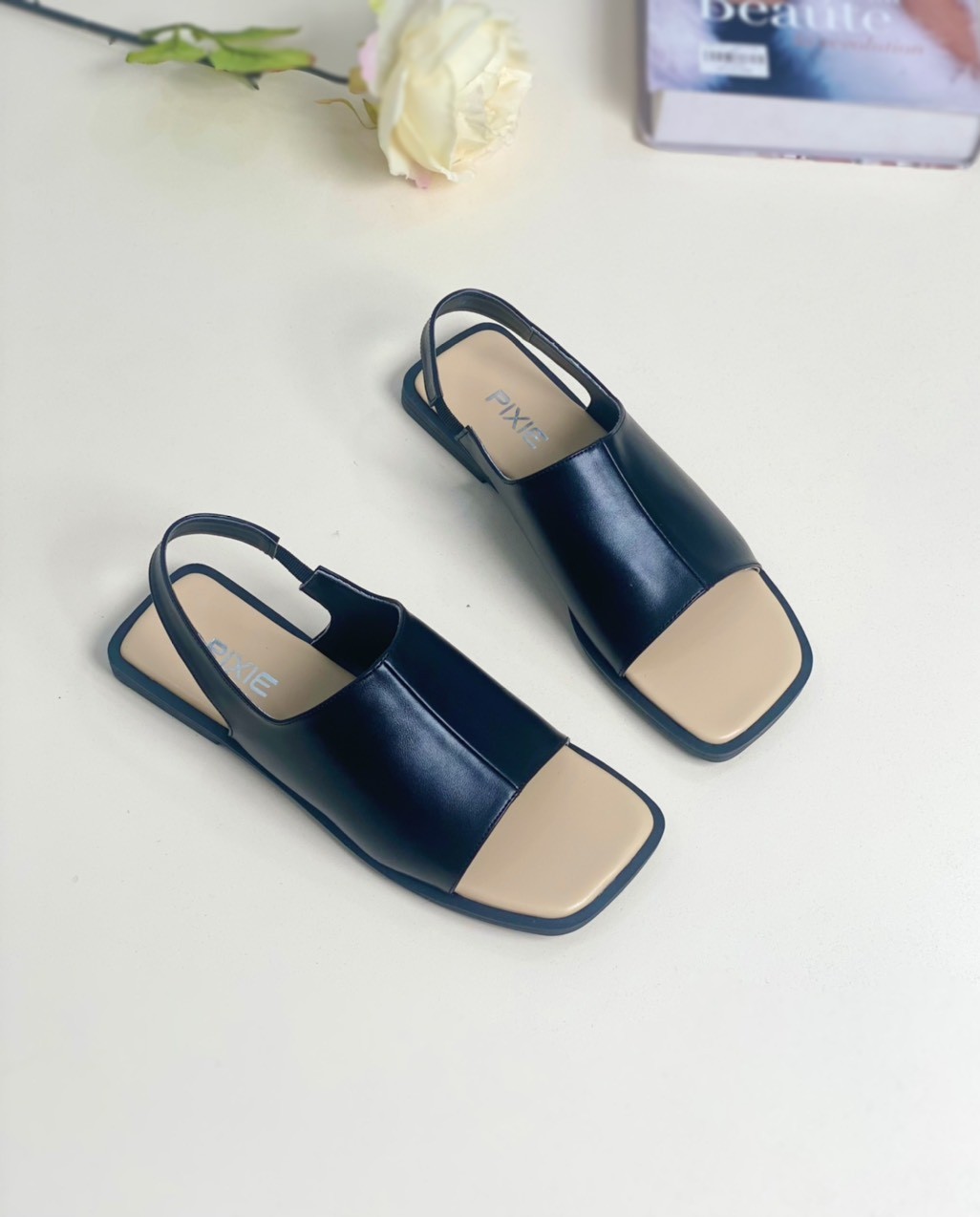 Giày Sandal Đế Bệt Quai Bản To H323