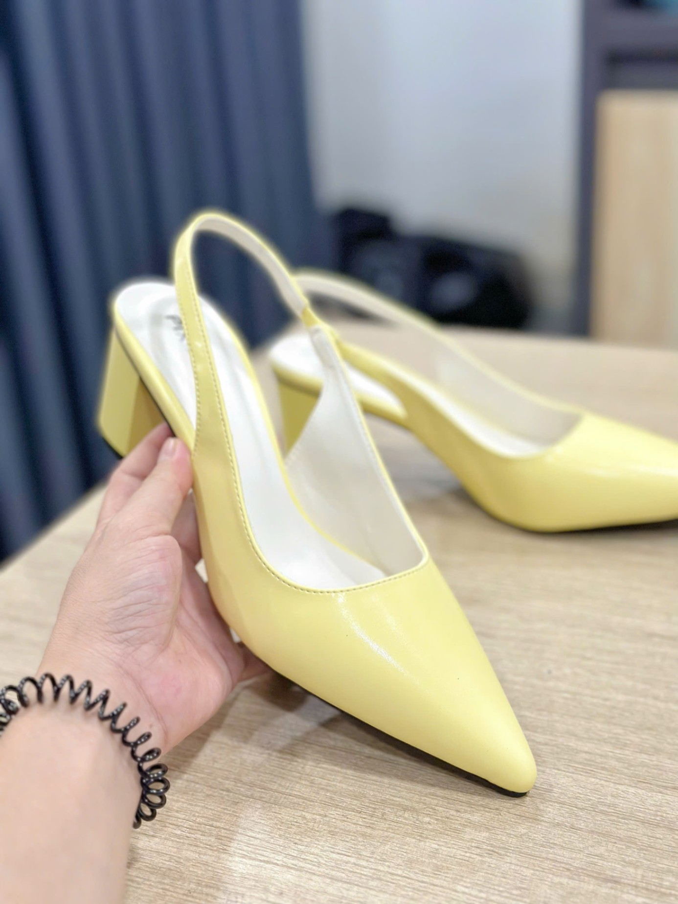 Giày Cao Gót 5cm SlingBack Hậu Thun H350