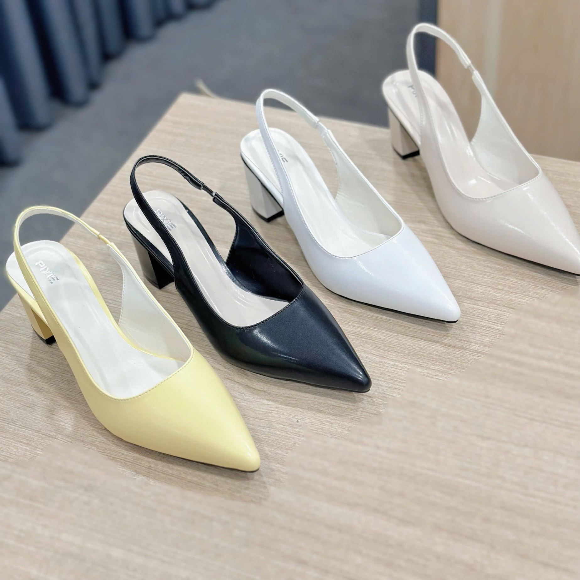 Giày Cao Gót 5cm SlingBack Hậu Thun H350