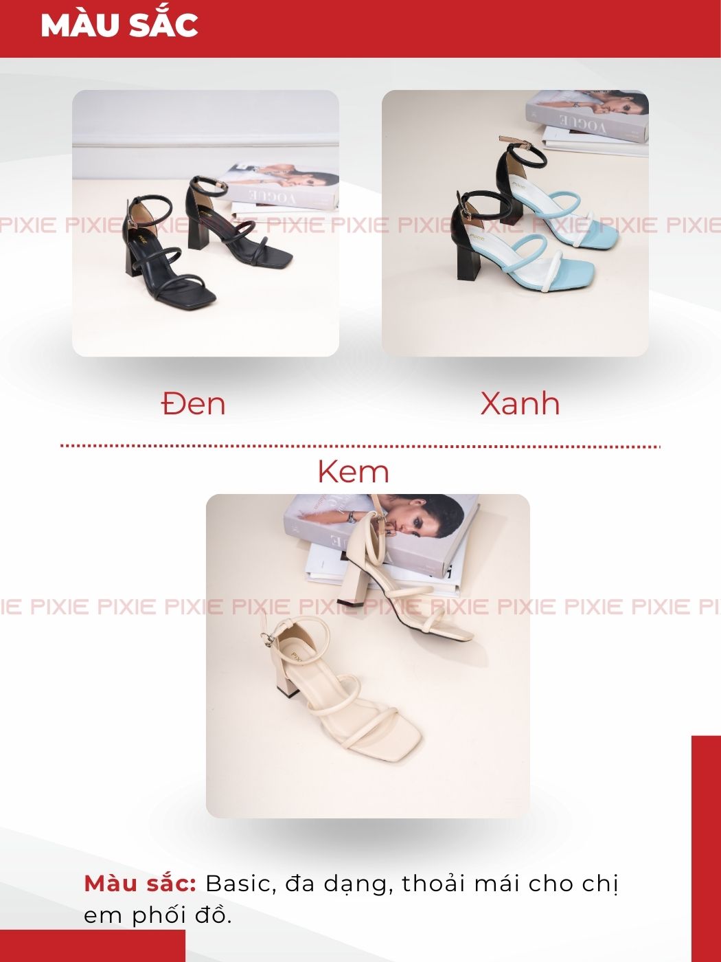 Giày Sandal Cao Gót 7cm Hai Quai Mảnh H289