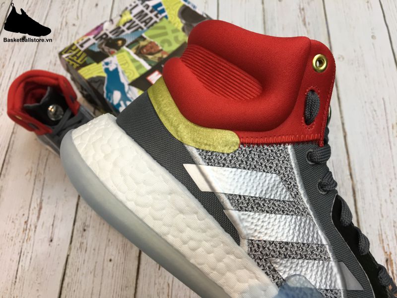 giÃ y bÃ³ng rá» Adidas Marquee Boost Thor Marvel/EF2258